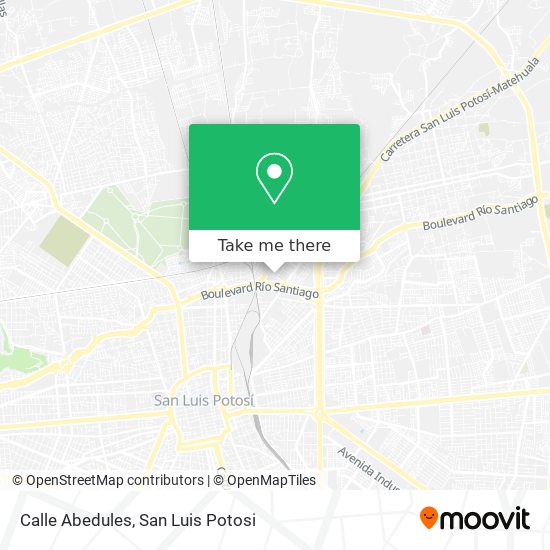 Calle Abedules map