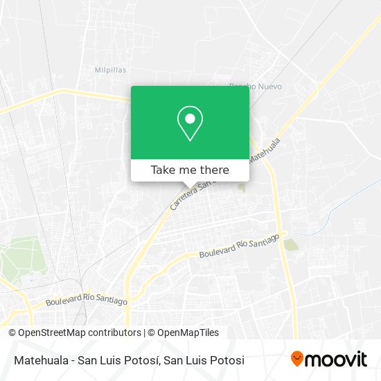 Matehuala - San Luis Potosí map