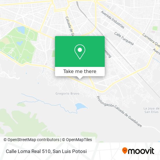 Mapa de Calle Loma Real 510