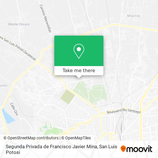 Segunda Privada de Francisco Javier Mina map