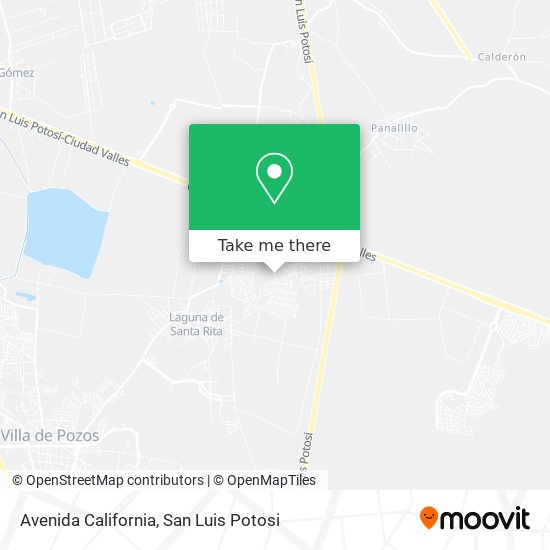 Avenida California map