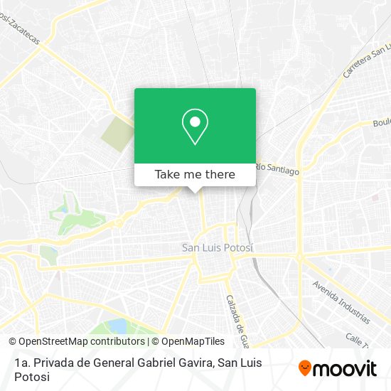 1a. Privada de General Gabriel Gavira map