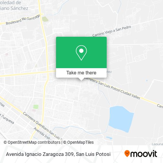 Avenida Ignacio Zaragoza 309 map