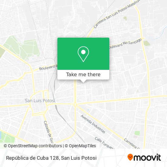 República de Cuba 128 map