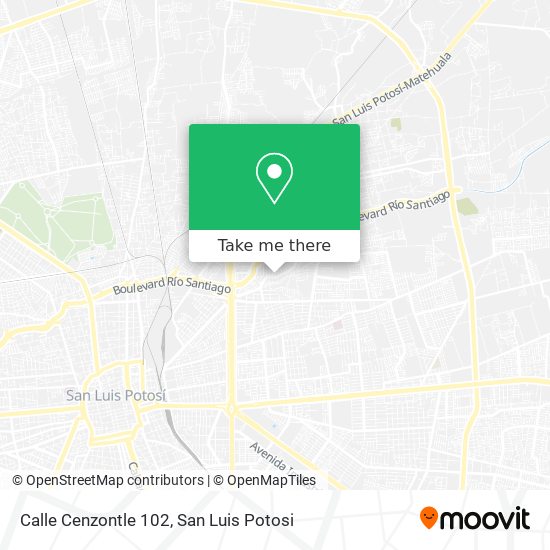 Calle Cenzontle 102 map
