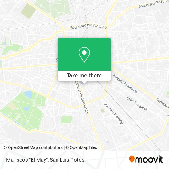 Mariscos "El May" map