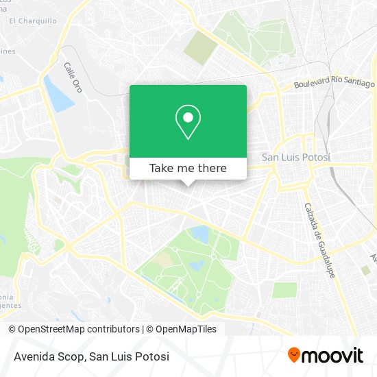 Mapa de Avenida Scop