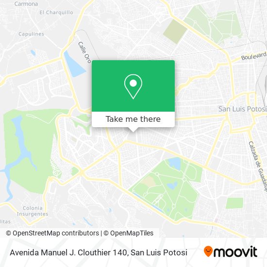 Avenida Manuel J. Clouthier 140 map