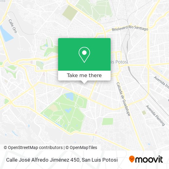 Calle José Alfredo Jiménez 450 map