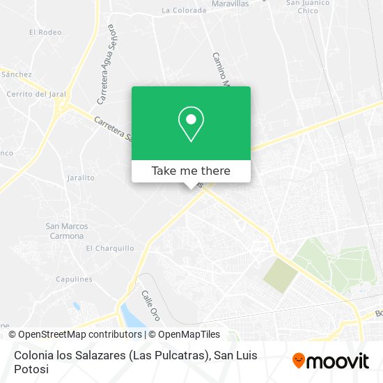 Colonia los Salazares (Las Pulcatras) map