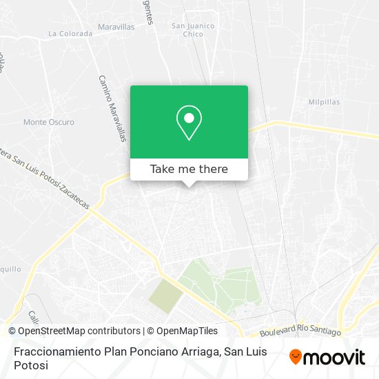 Fraccionamiento Plan Ponciano Arriaga map