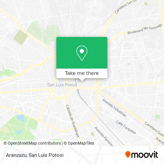 Mapa de Aranzazu