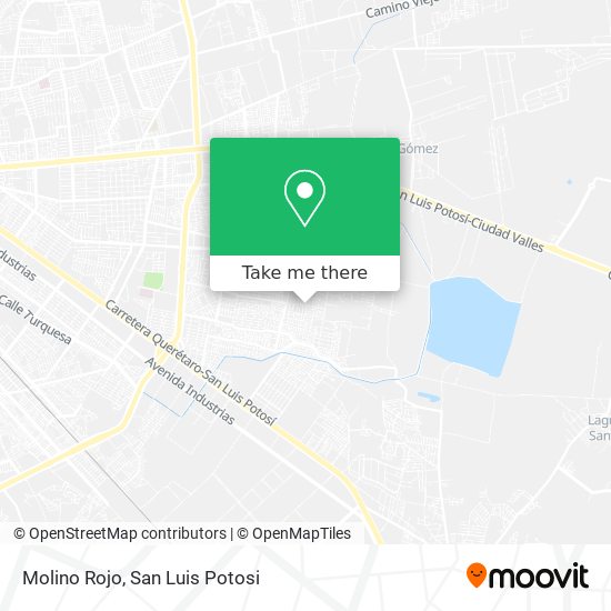 Molino Rojo map
