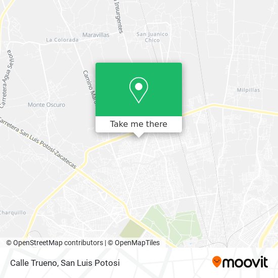 Calle Trueno map