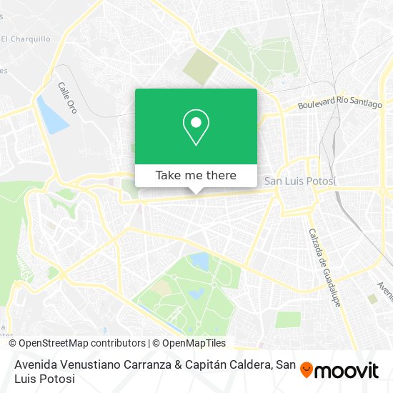 Avenida Venustiano Carranza & Capitán Caldera map
