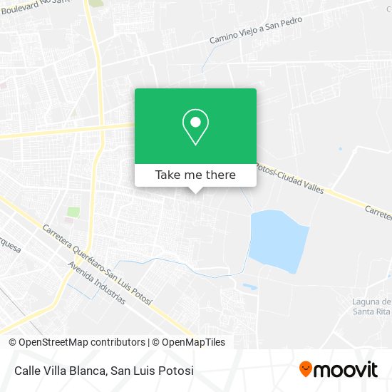 Mapa de Calle Villa Blanca