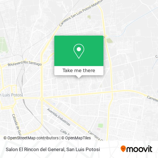 Mapa de Salon El Rincon del General