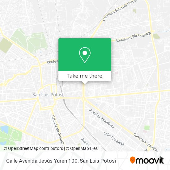 Mapa de Calle Avenida Jesús Yuren 100