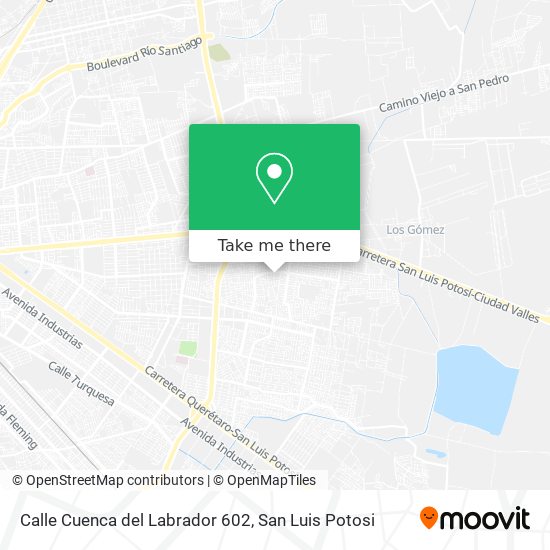Mapa de Calle Cuenca del Labrador 602