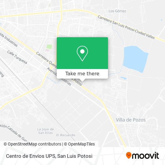 Centro de Envíos UPS map