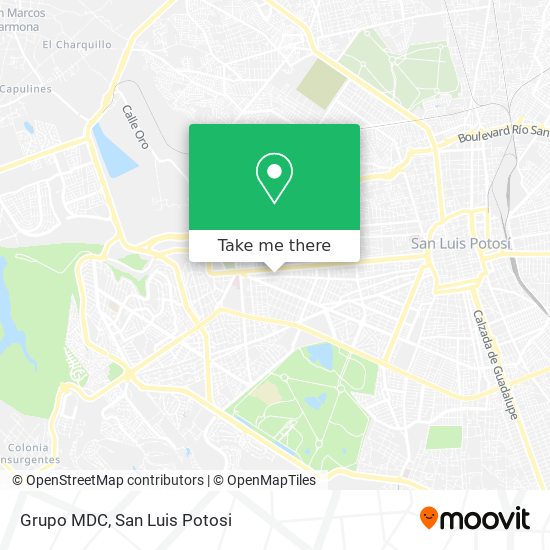 Grupo MDC map