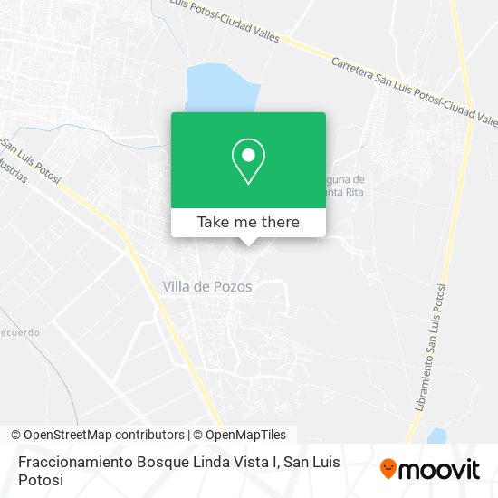 Fraccionamiento Bosque Linda Vista I map