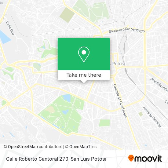 Calle Roberto Cantoral 270 map