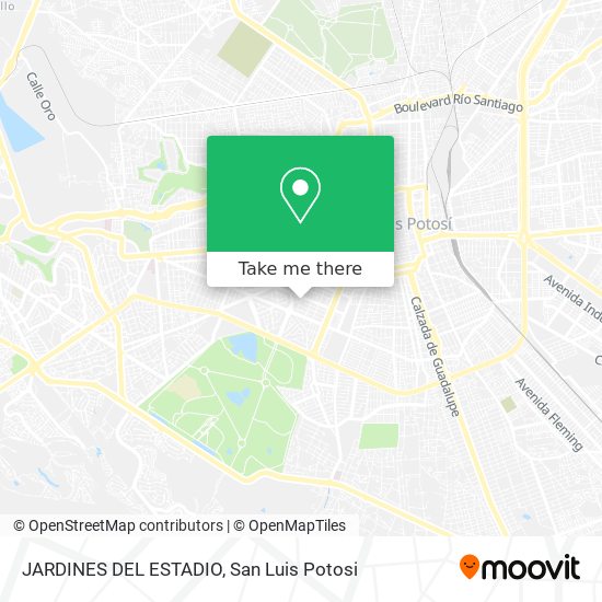 JARDINES DEL ESTADIO map