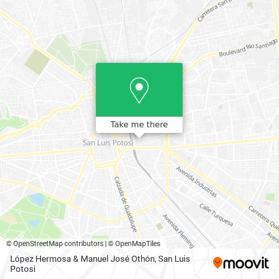 Mapa de López Hermosa & Manuel José Othón