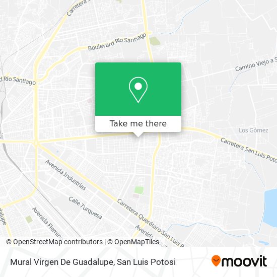 Mapa de Mural Virgen De Guadalupe