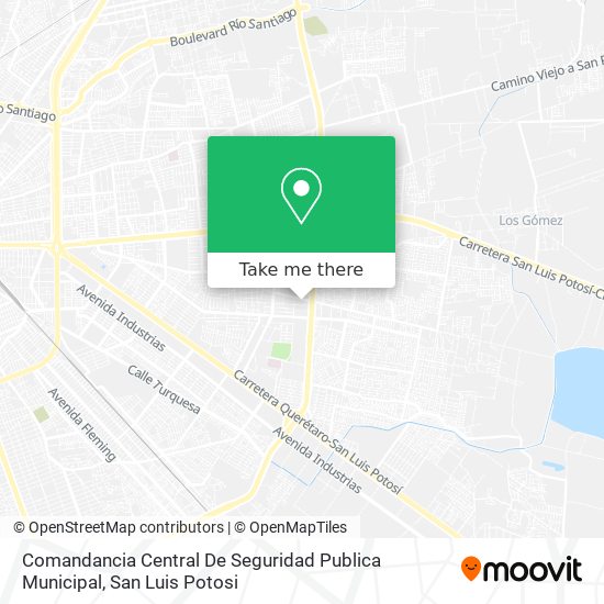 Mapa de Comandancia Central De Seguridad Publica Municipal