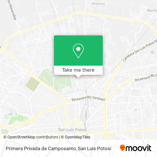 Primera Privada de Camposanto map