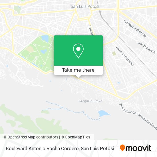 Mapa de Boulevard Antonio Rocha Cordero