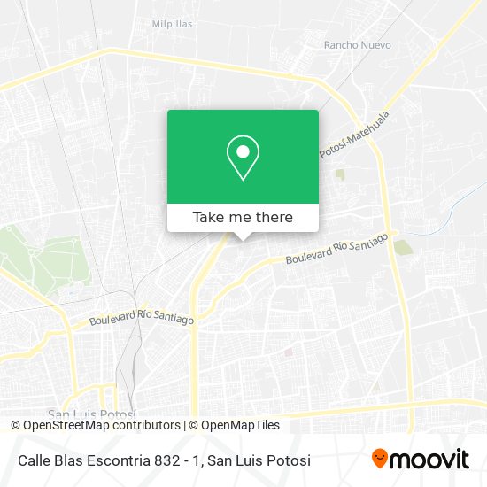 Mapa de Calle Blas Escontria 832 - 1