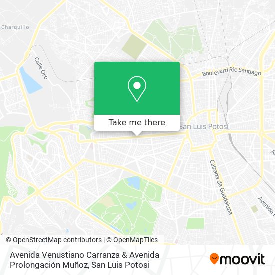 Mapa de Avenida Venustiano Carranza & Avenida Prolongación Muñoz