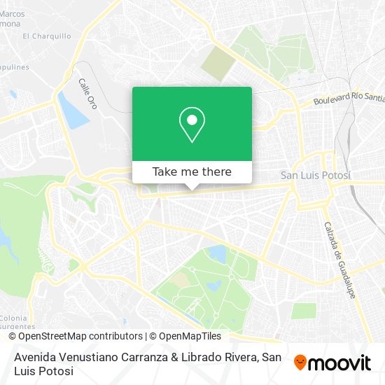 Avenida Venustiano Carranza & Librado Rivera map