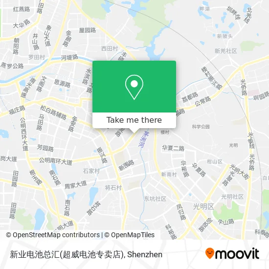 新业电池总汇(超威电池专卖店) map