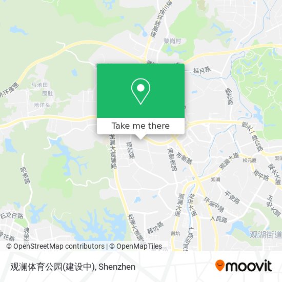 观澜体育公园(建设中) map