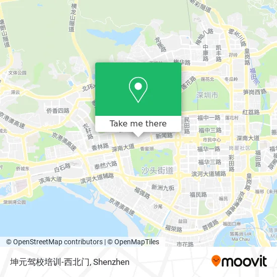 坤元驾校培训-西北门 map