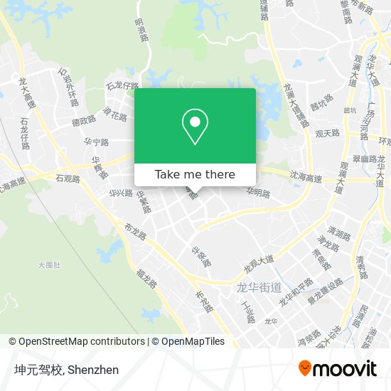 坤元驾校 map