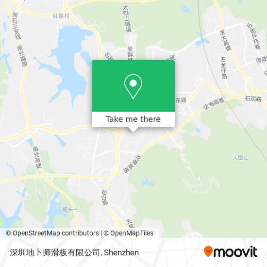 深圳地卜师滑板有限公司 map