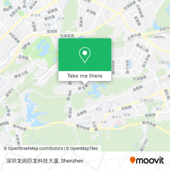 深圳龙岗巨龙科技大厦 map