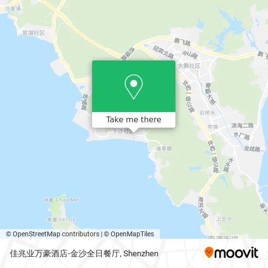 佳兆业万豪酒店-金沙全日餐厅 map
