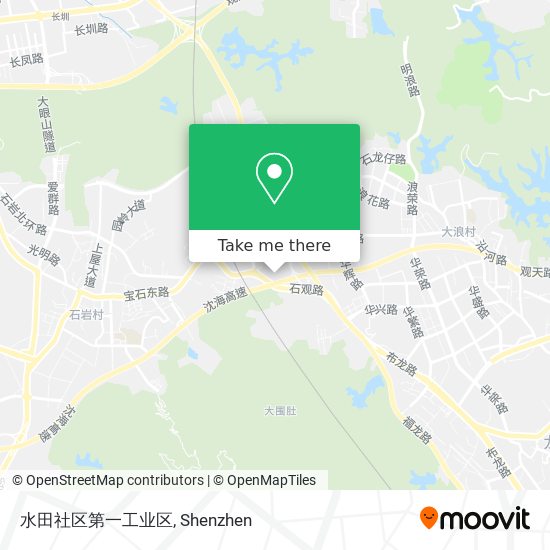 水田社区第一工业区 map