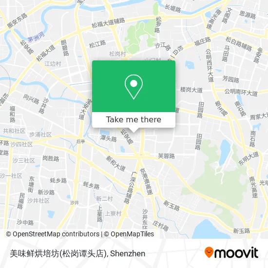 美味鲜烘培坊(松岗谭头店) map