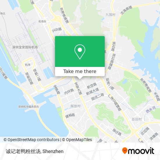 诚记老鸭粉丝汤 map