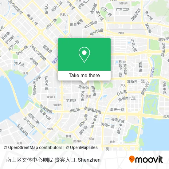 南山区文体中心剧院-贵宾入口 map