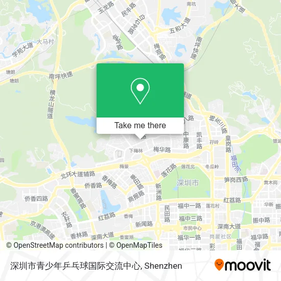 深圳市青少年乒乓球国际交流中心 map