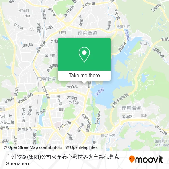 广州铁路(集团)公司火车布心彩世界火车票代售点 map