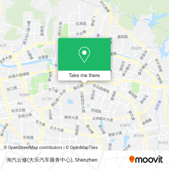 淘汽云修(大乐汽车服务中心) map